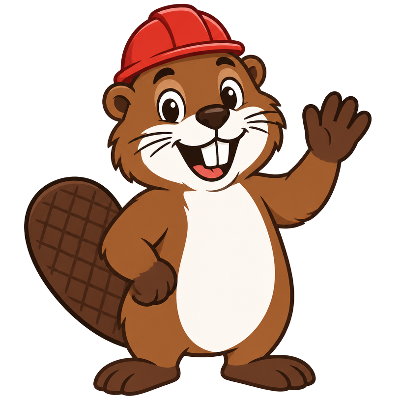 BeaverBids beaver waving